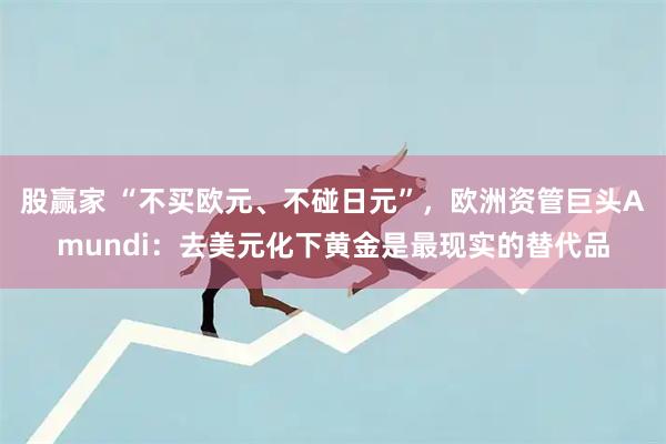 股赢家 “不买欧元、不碰日元”，欧洲资管巨头Amundi：去美元化下黄金是最现实的替代品